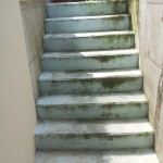 Zu sanierende Treppe